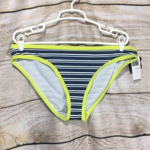 Route 101 sport swim bikini bottom blue yellow XL